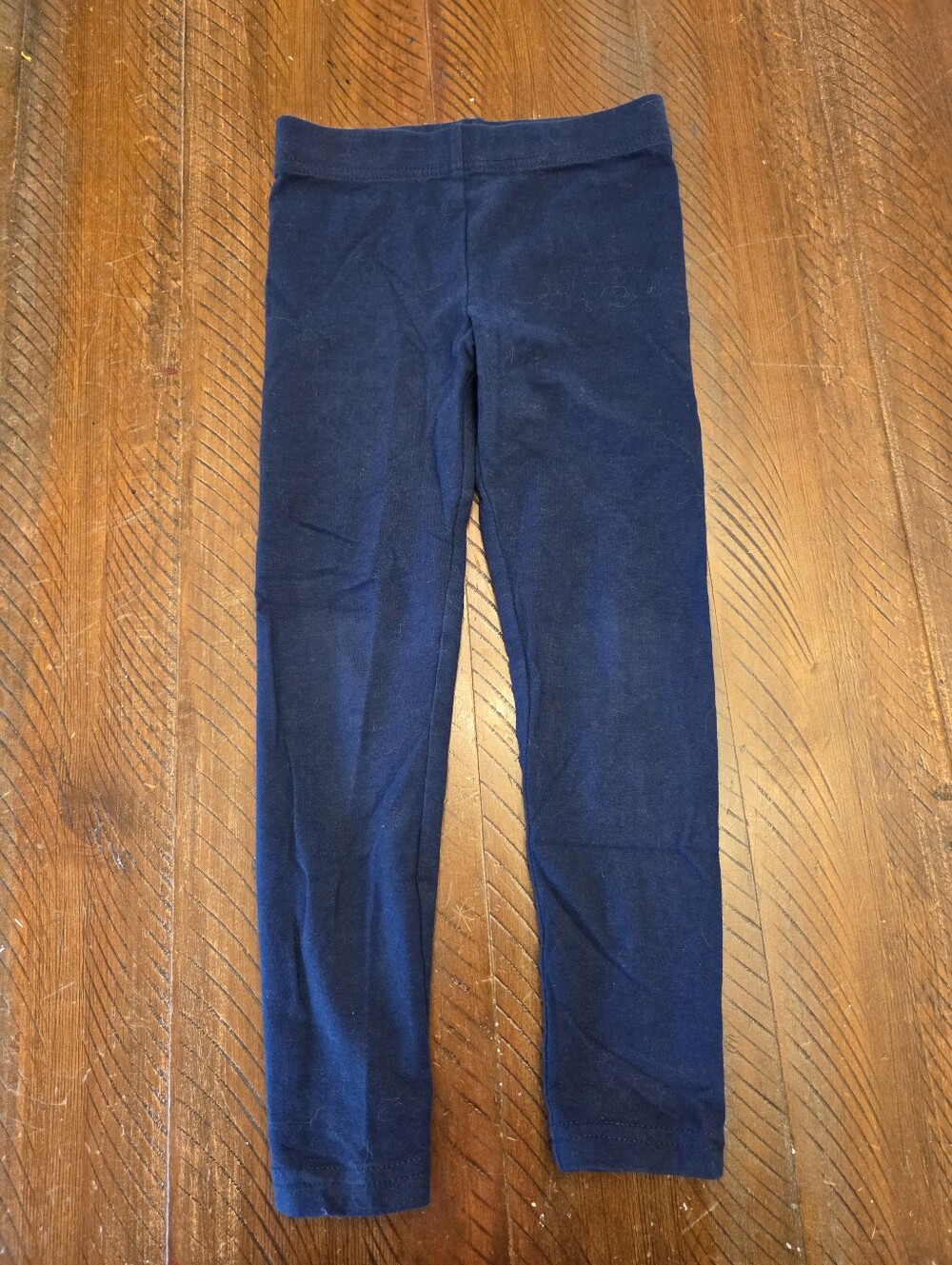 🎉5/$10 Girls Navy Stretch Leggings 5
